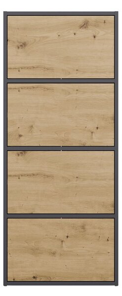 Dulap Afoctera 1 (antracit + stejar artisan). 1132878