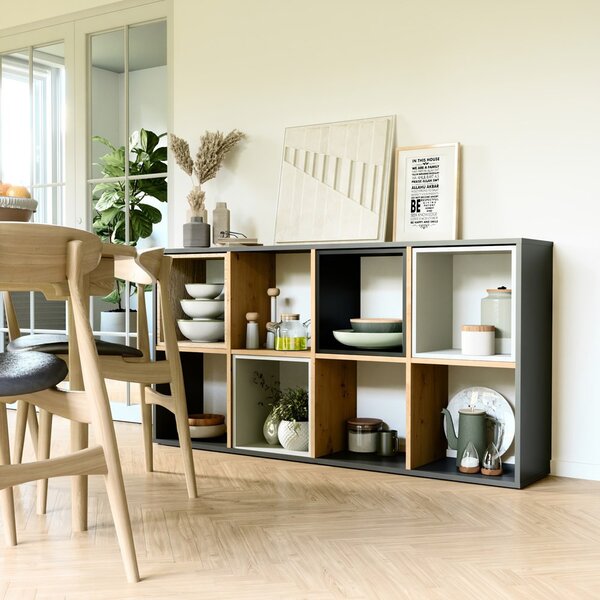 Raft Metros 4 (antracit + stejar artisan). Promo -15%. 1132909