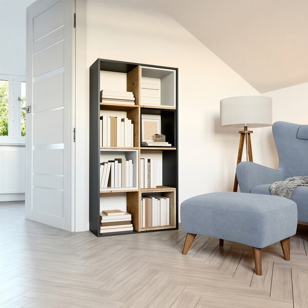 Raft Metros 4 (antracit + stejar artisan). Promo -15%. 1132909