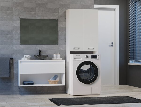 Dulap deasupra mașinii de spălat Perdieron 2 (alb). Promo -21%. 1132926