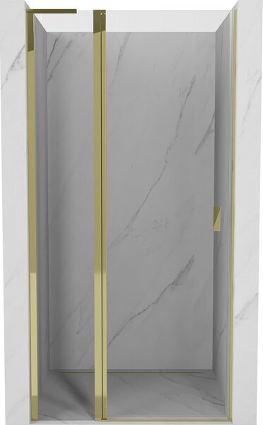 Mexen, Ușă de duș pivotantă Mexen Mist L 90 cm, transparentă, aurie - 8A4L-090-000-50-00