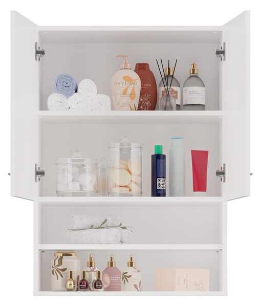 Dulap de baie suspendat Perdieron 1 (alb lucios). Promo -15%. 1132933