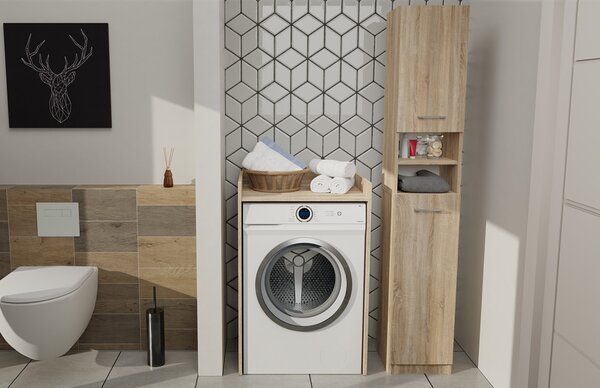 Dulap pentru mașina de spălat Perdieron 1 (stejar sonoma). Promo -19%. 1132940