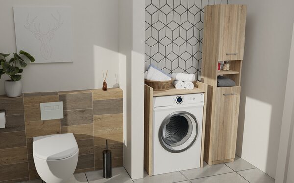 Dulap pentru mașina de spălat Perdieron 1 (stejar sonoma). Promo -19%. 1132940
