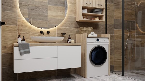 Dulap pentru mașina de spălat Perdieron 1 (stejar sonoma). Promo -19%. 1132940
