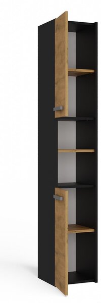 Dulap de baie Samways 1 (antracit + stejar artisan). Promo -16%. 1132950