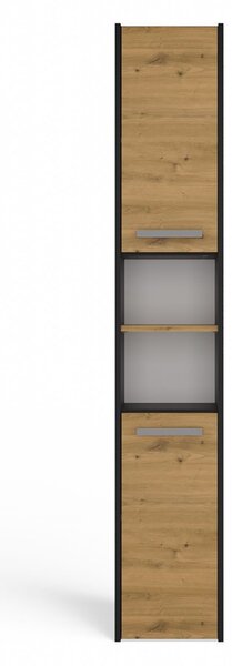 Dulap de baie Samways 1 (antracit + stejar artisan). Promo -16%. 1132950
