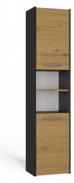 Dulap de baie Samways 3 (antracit + stejar artisan). 1132959