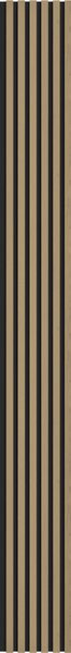 Mexen Lam-B, lamele acustice de perete 275 × 30 cm, placă HDF 4 mm, furnir tehnic, stejar nobil, S100-275307-3015-004