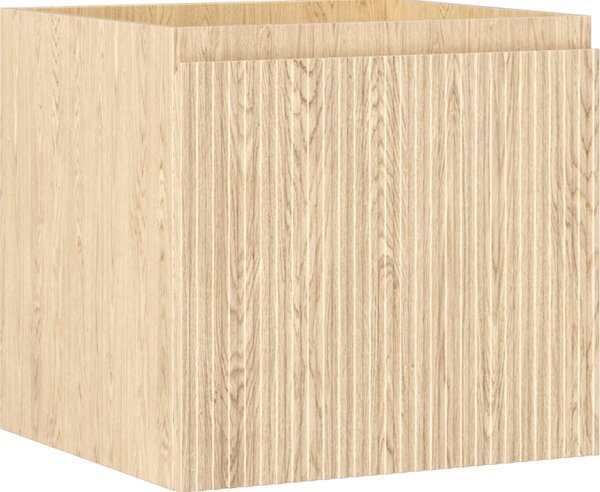 Mexen Rivel, mobilier baie 50 cm, 1 sertar, canelat, stejar, 91A20-05047-1-BF81