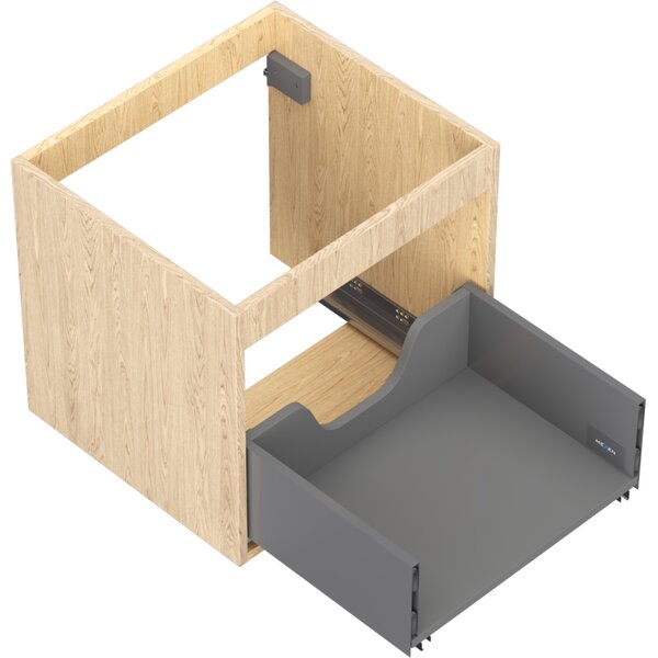 Mexen Box-A, dulap suspendat 50 cm, 1 sertar, stejar, 91AX0-0500-470-1-81