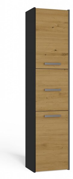 Dulap de baie Samways 4 (antracit + stejar artisan). Promo -20%. 1132964
