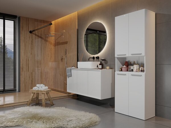 Dulap de baie Neltossa 4 (alb). Promo -13%. 1132993