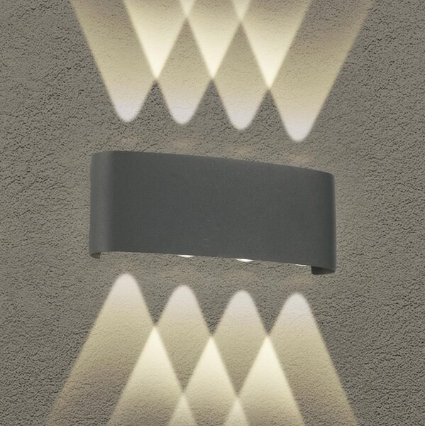 Brilagi - Aplică LED de exterior FLAREBOX LED/8W/230V antracit IP65