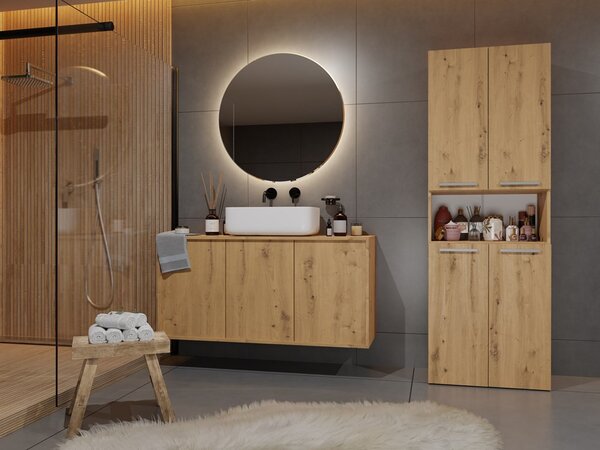 Dulap de baie Neltossa 4 (stejar artisan). Promo -15%. 1132992