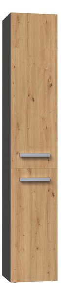 Dulap de baie Neltossa 14 (antracit + stejar artisan). Promo -18%. 1133017