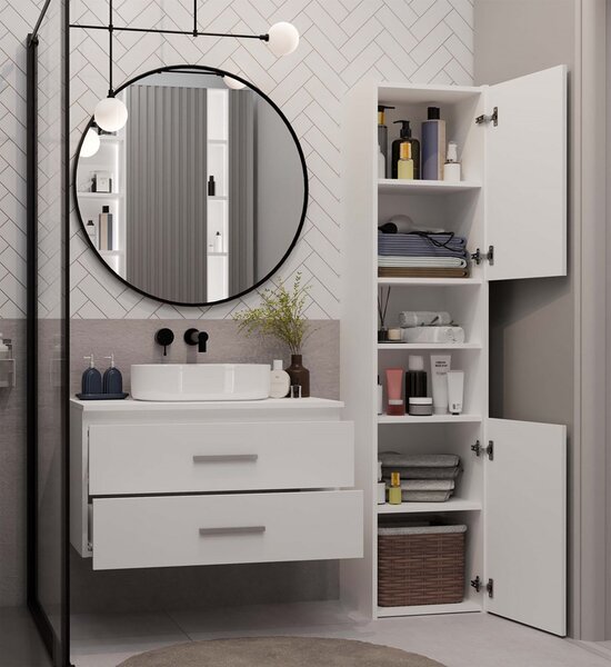 Dulap sub lavoar Neltossa 1 80 (alb). Promo -21%. 1133032