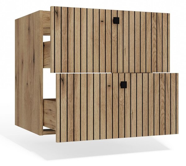 Dulap sub lavoar Terca 1 60 (stejar evoke). Promo -21%. 1133035
