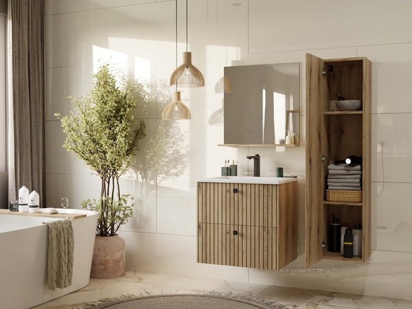 Dulap sub lavoar Terca 1 60 (stejar evoke). Promo -21%. 1133035