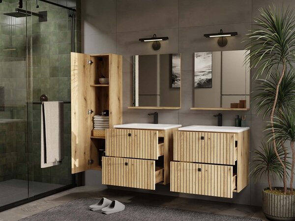 Dulap sub lavoar Terca 1 60 (stejar evoke). Promo -21%. 1133035