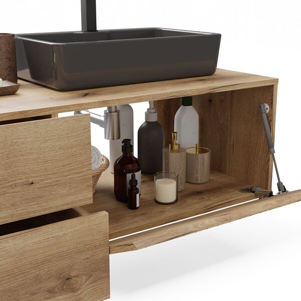 Dulap sub lavoar Terca 2 (stejar evoke). Promo -16%. 1133039