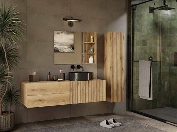 Dulap sub lavoar Terca 2 (stejar evoke). Promo -16%. 1133039
