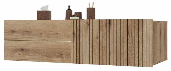 Dulap sub lavoar Terca 2 (stejar evoke). Promo -16%. 1133039