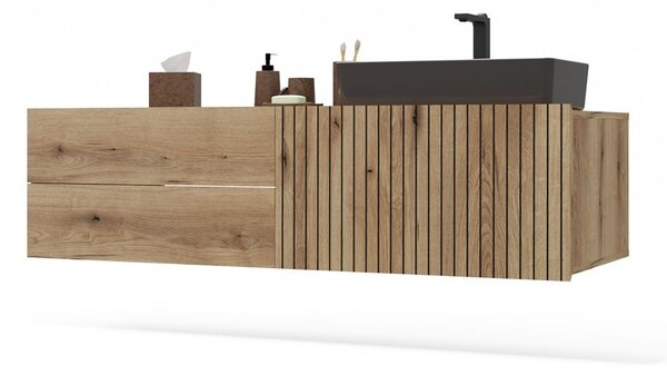 Dulap sub lavoar Terca 2 (stejar evoke). Promo -16%. 1133039