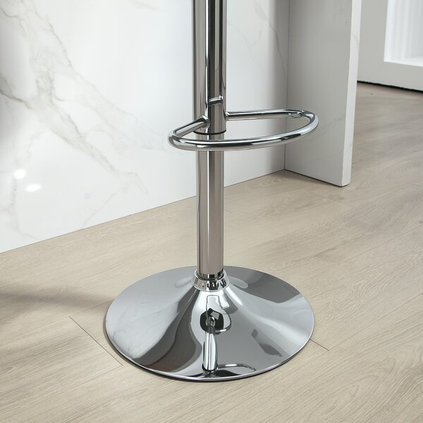 Homcom Set 2 Scaune Bar – Reglabile, Cu Spatar si Pivotante | Aosom Romania