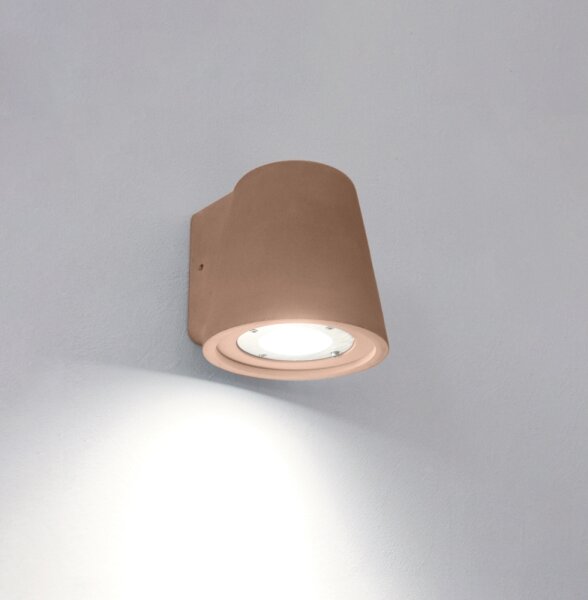 Aplica de perete KIARA 1xGU10/10W/230V, maro