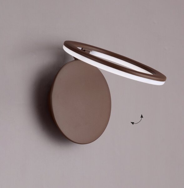 Aplica de perete PALERMO LED/16W/230V maro
