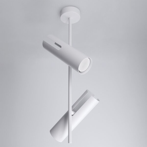 Brilagi - Lustru LED RGBW cu intensitate reglabilă pe tijă BRANCH, 2xGU10/6,5W/230V, alb