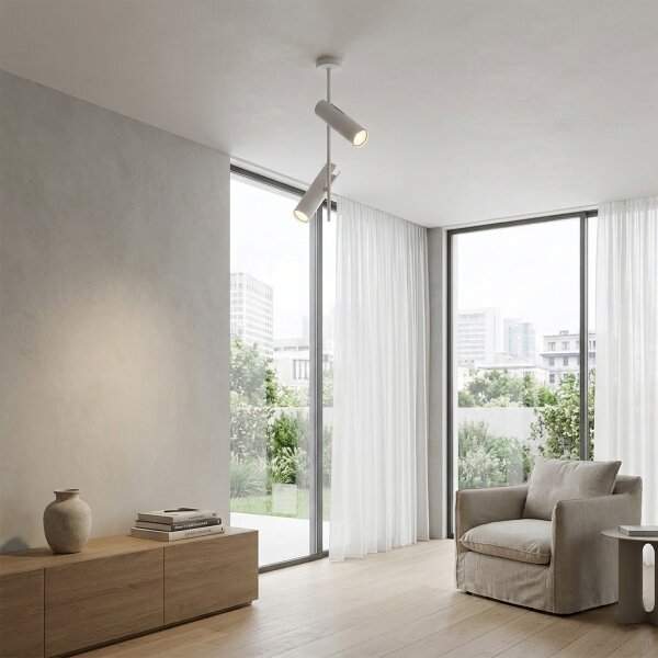 Brilagi - Lustru LED RGBW cu intensitate reglabilă pe tijă BRANCH, 2xGU10/6,5W/230V, alb