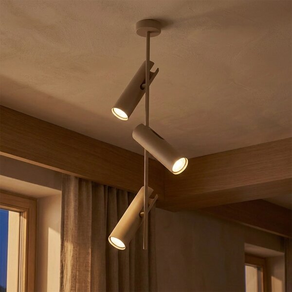 Brilagi - Candelabru LED RGBW reglabil pe tijă BRANCH 3xGU10/6,5W/230V bej