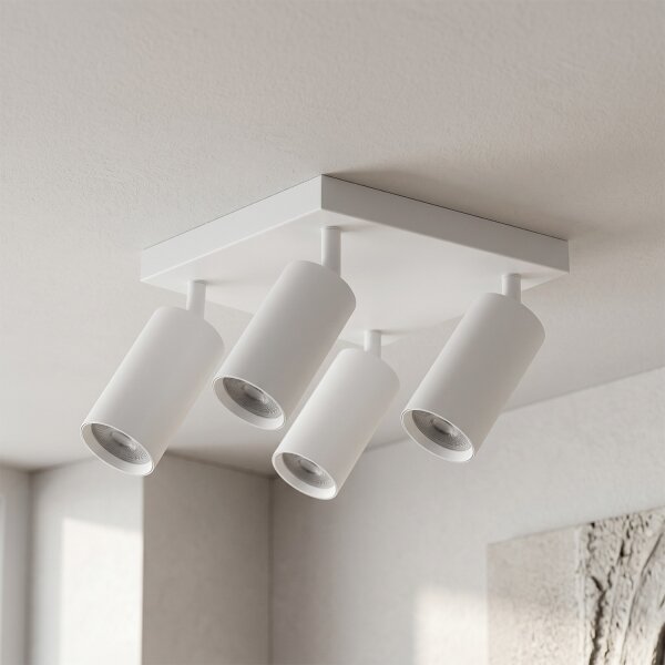 Brilagi - Spot LED RGBW reglabil SELE SQUARE 4xGU10/6,5W/230V alb