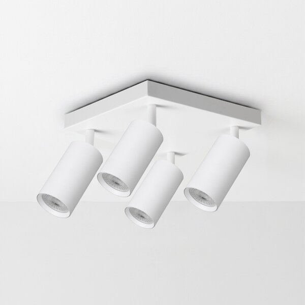 Brilagi - Spot LED RGBW reglabil SELE SQUARE 4xGU10/6,5W/230V alb