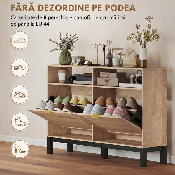 HOMCOM dulap pantofi compact | Aosom Romania