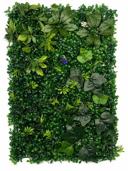 Panou decorativ din verdeață artificială, Perete Viu- UV 60x40cm