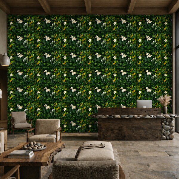 Panou decorativ din verdeață artificială, Confort Verde- UV 60x40cm