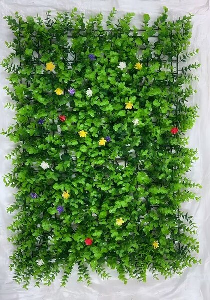 Panou decorativ din verdeață artificială, Frumusețe Naturală- UV 60x40cm