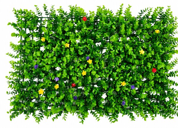 Panou decorativ din verdeață artificială, Frumusețe Naturală- UV 60x40cm