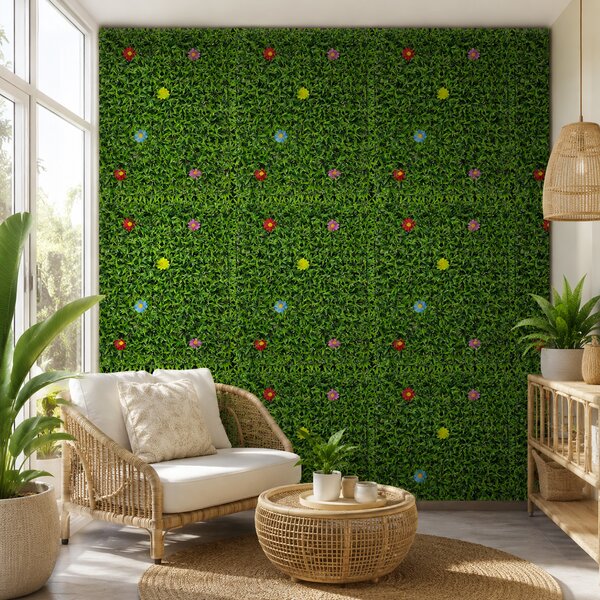 Panou decorativ din verdeață artificială, Accent Proaspăt- UV 60x40cm