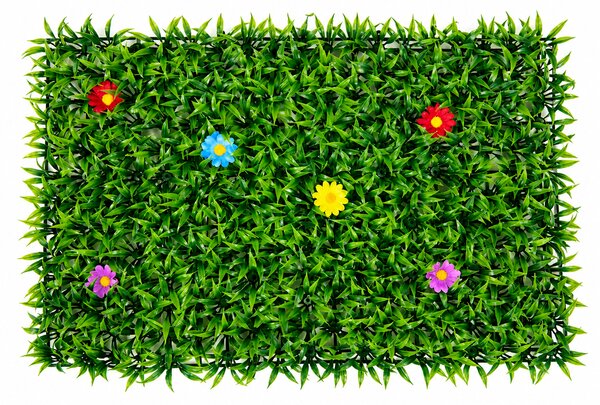 Panou decorativ din verdeață artificială, Accent Proaspăt- UV 60x40cm