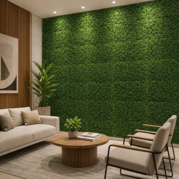 Panou decorativ din verdeață artificială, Magie Verde- UV 60x40cm
