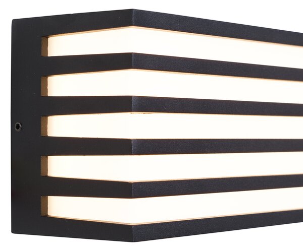 Lampă modernă de perete pentru exterior neagră, incl. LED IP65 - Jail