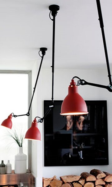Lampa Gras 302, plafonieră, roșie – DCW