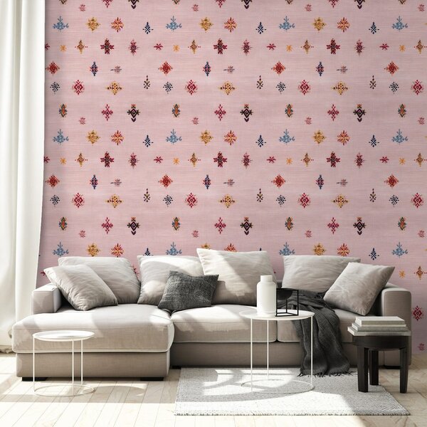 Tapet modele etnice pastelate