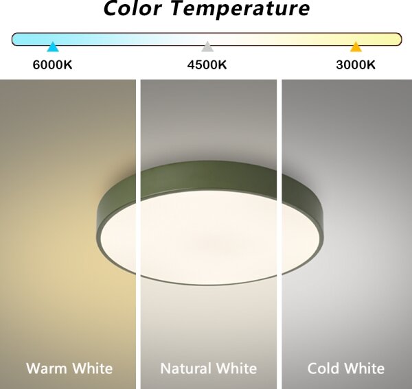 Brilagi - Plafonieră LED POOL 48W/230V 3000/4000/6000K 40 cm verde
