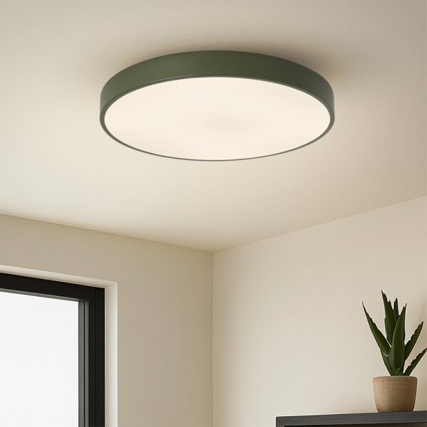 Brilagi - Plafonieră LED POOL, 60W, 230V, 3000/4000/6000K, 50 cm, verde
