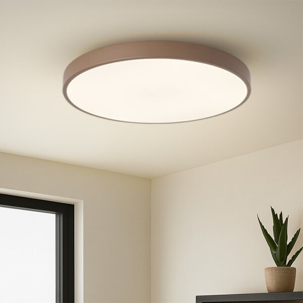 Brilagi - Plafonieră LED dimabilă POOL LED/60W/230V 3000-6000K 60 cm maro, cu telecomandă